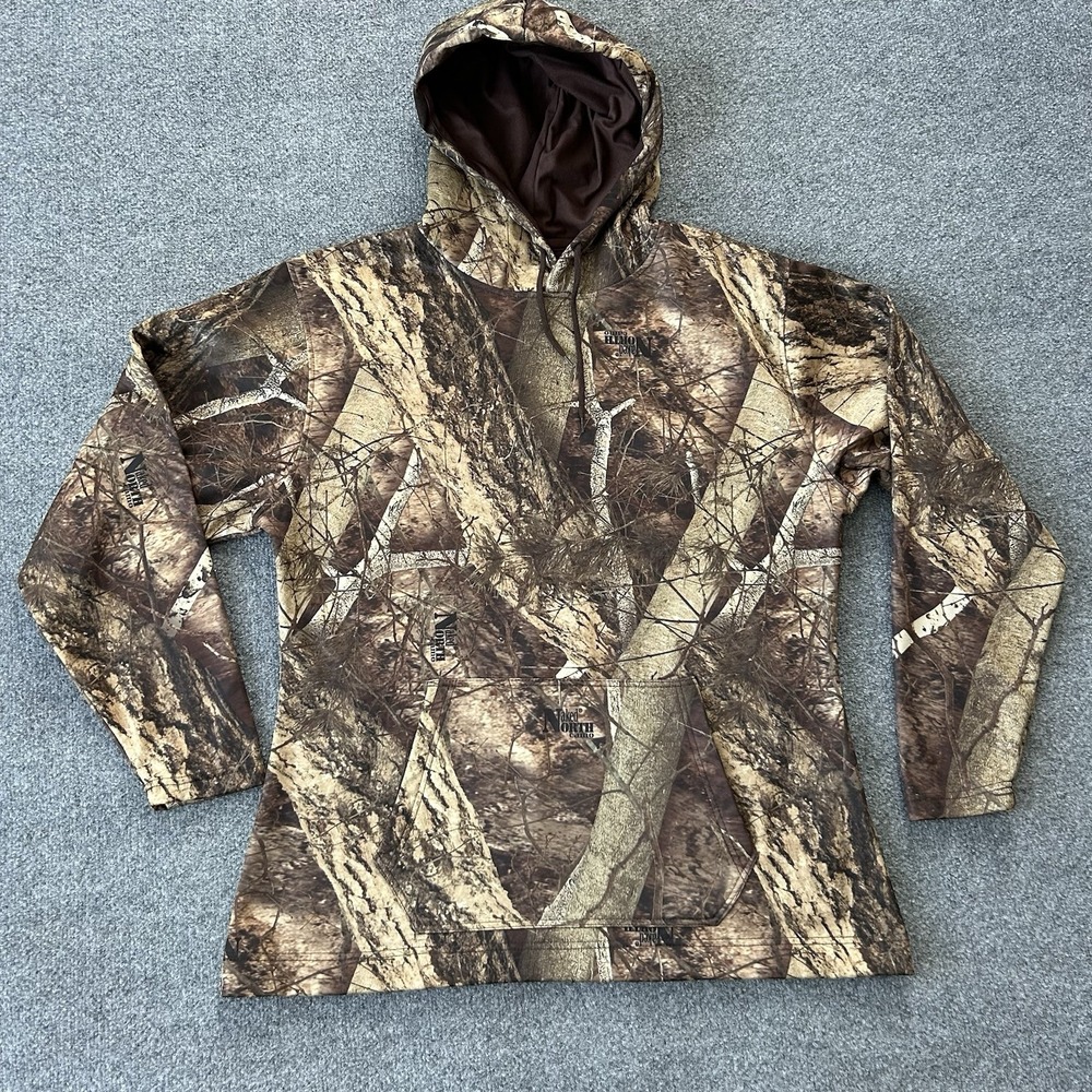 Mount'n Prairie Sweatshirt Women XXL‎ Naked North Camo Hunting Hoodie Pullover